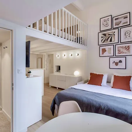 Suede Promenade Duplex At 1 Min From The Sea 2 Bathrooms Apartamento *