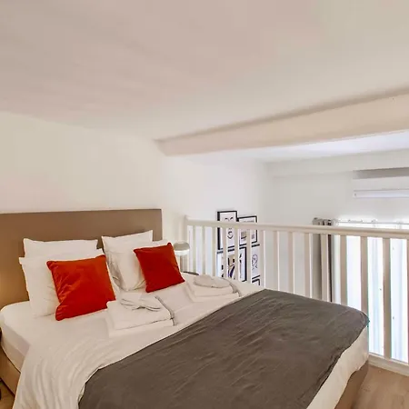 아파트 Suede Promenade Duplex At 1 Min From The Sea 2 Bathrooms 니스