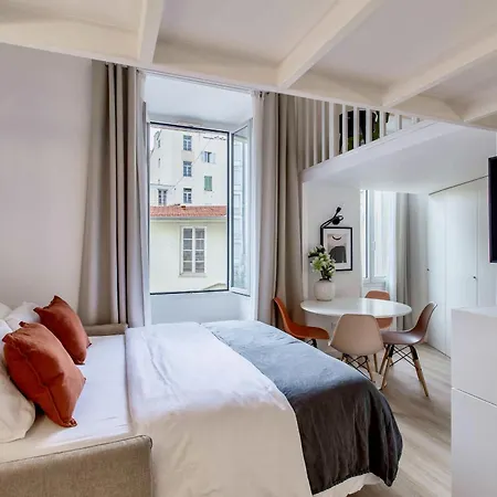 Apartment Suede Promenade Duplex At 1 Min From The Sea 2 Bathrooms Nizza