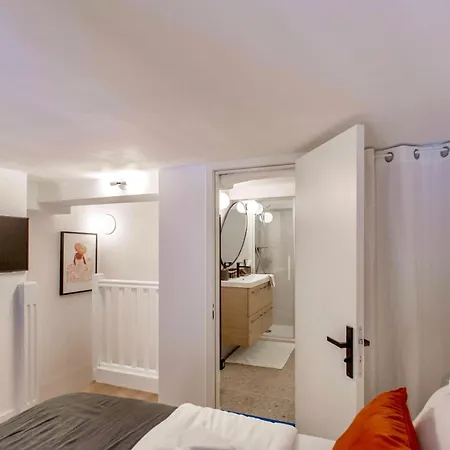 شقة Suede Promenade Duplex At 1 Min From The Sea 2 Bathrooms *